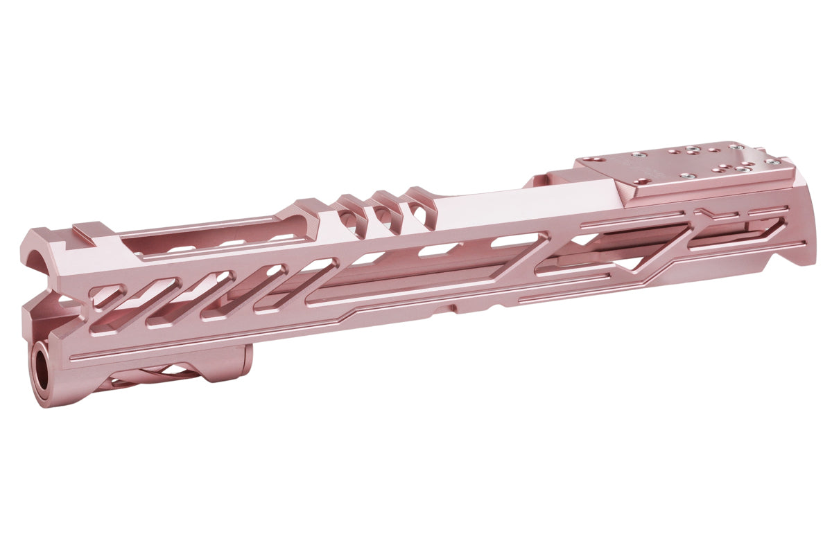 Dr. Black Aluminum Type Y Optics Ready Slide For Tokyo Marui Hi Capa 5.1 GBB Airsoft Pistol (Pink)