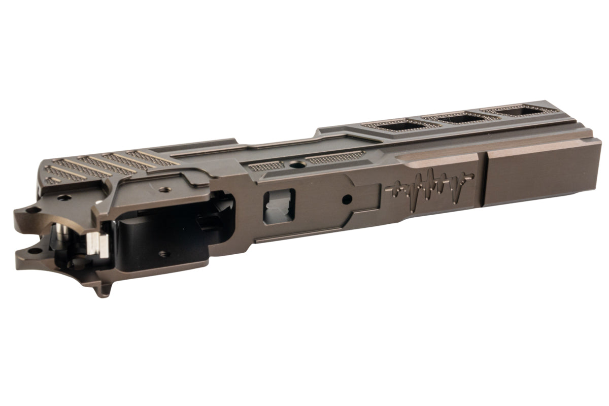 Dr. Black Aluminum Slide & Frame Kit For Tokyo Marui Hi Capa 5.1 GBB Airsoft (Type Z/ Tan)