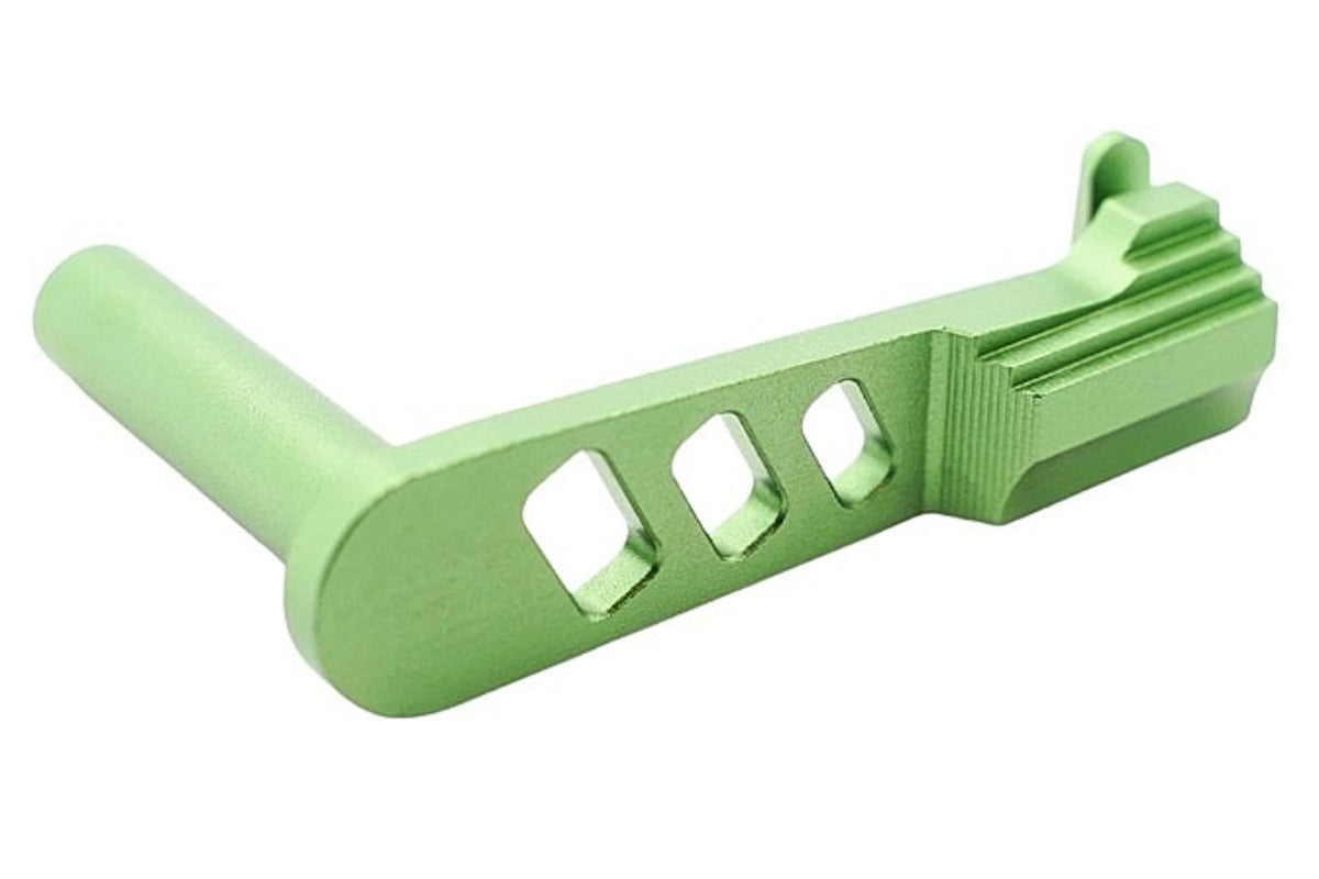 Dr. Black Aluminum Type A Slide Stop For Tokyo Marui Hi Capa GBB Airsoft Pistol (Green)