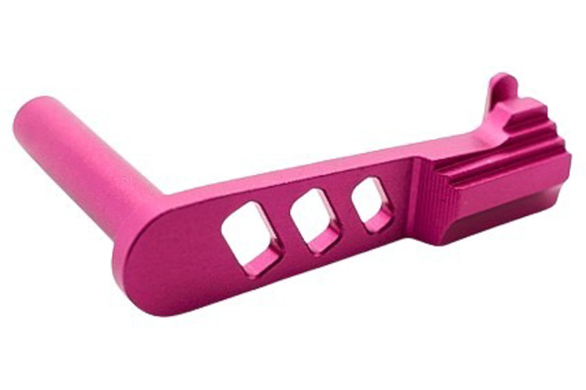 Dr. Black Aluminum Type A Slide Stop For Tokyo Marui Hi Capa GBB Airsoft Pistol (Magenta)