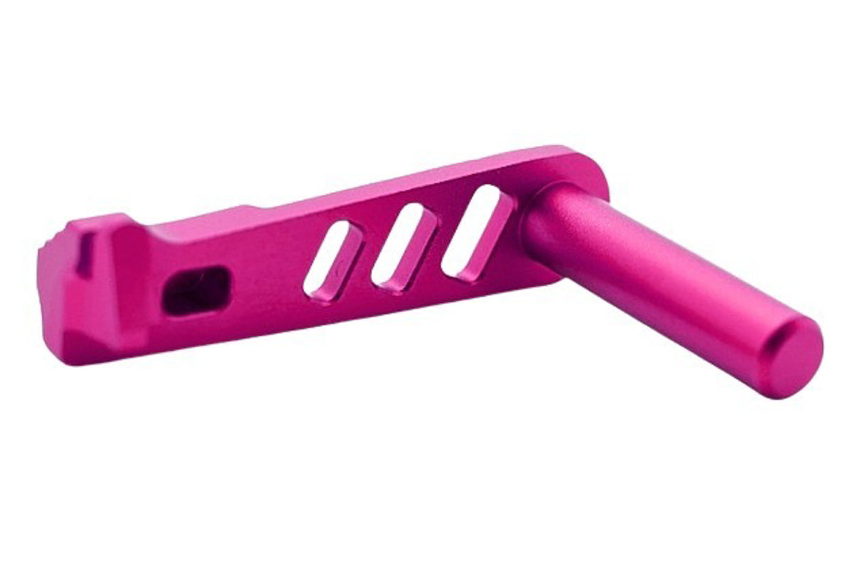 Dr. Black Aluminum Type A Slide Stop For Tokyo Marui Hi Capa GBB Airsoft Pistol (Magenta)