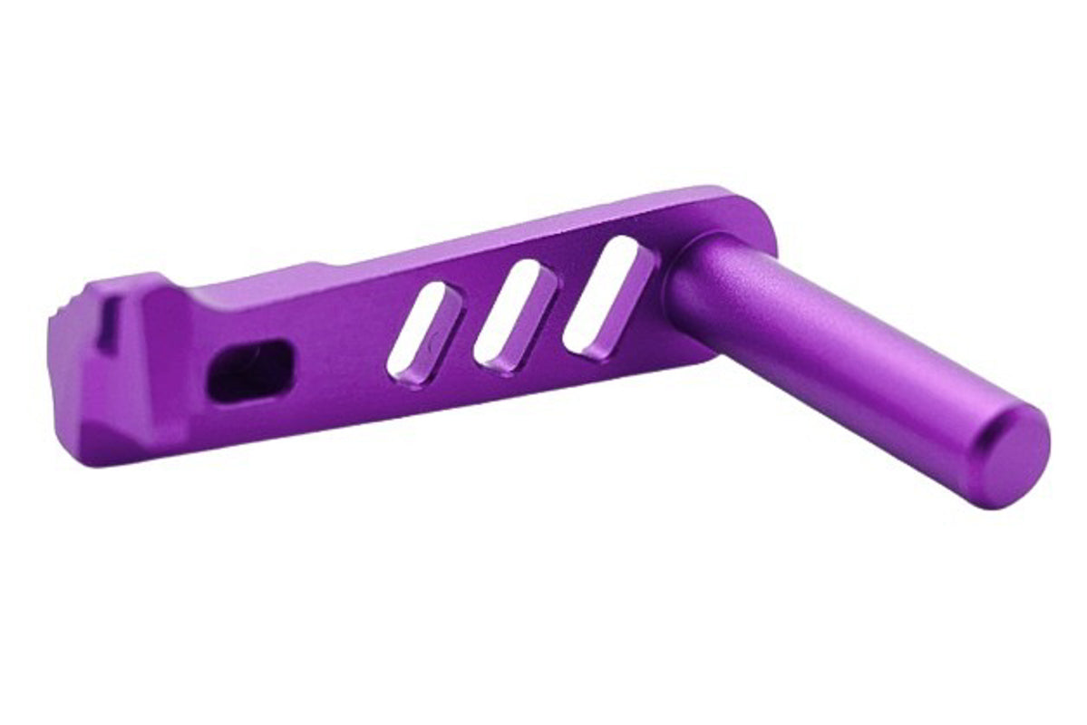 Dr. Black Aluminum Type A Slide Stop For Tokyo Marui Hi Capa GBB Airsoft Pistol (Purple)