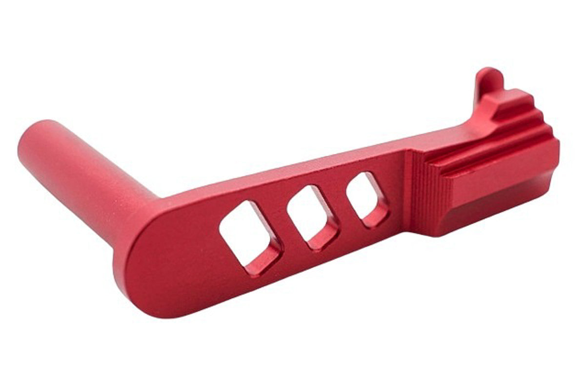 Dr. Black Aluminum Type A Slide Stop For Tokyo Marui Hi Capa GBB Airsoft Pistol (Red)