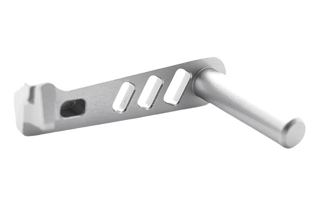 Dr. Black Aluminum Type A Slide Stop For Tokyo Marui Hi Capa GBB Airsoft Pistol (Silver)