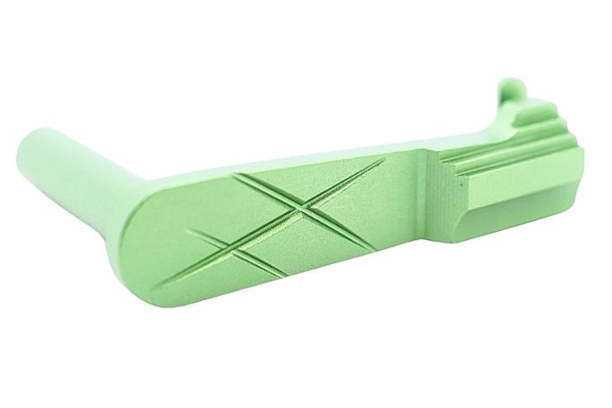 Dr. Black Aluminum Type C Slide Stop For Tokyo Marui Hi Capa GBB Airsoft Pistol (Green)