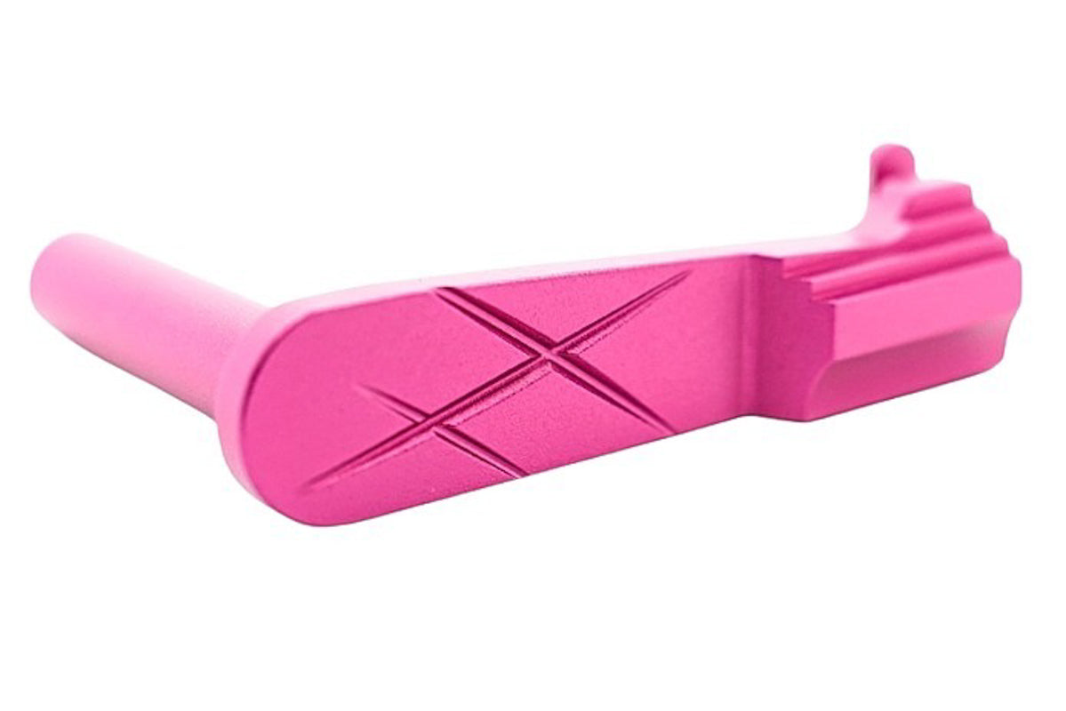 Dr. Black Aluminum Type C Slide Stop For Tokyo Marui Hi Capa GBB Airsoft Pistol (Magenta)