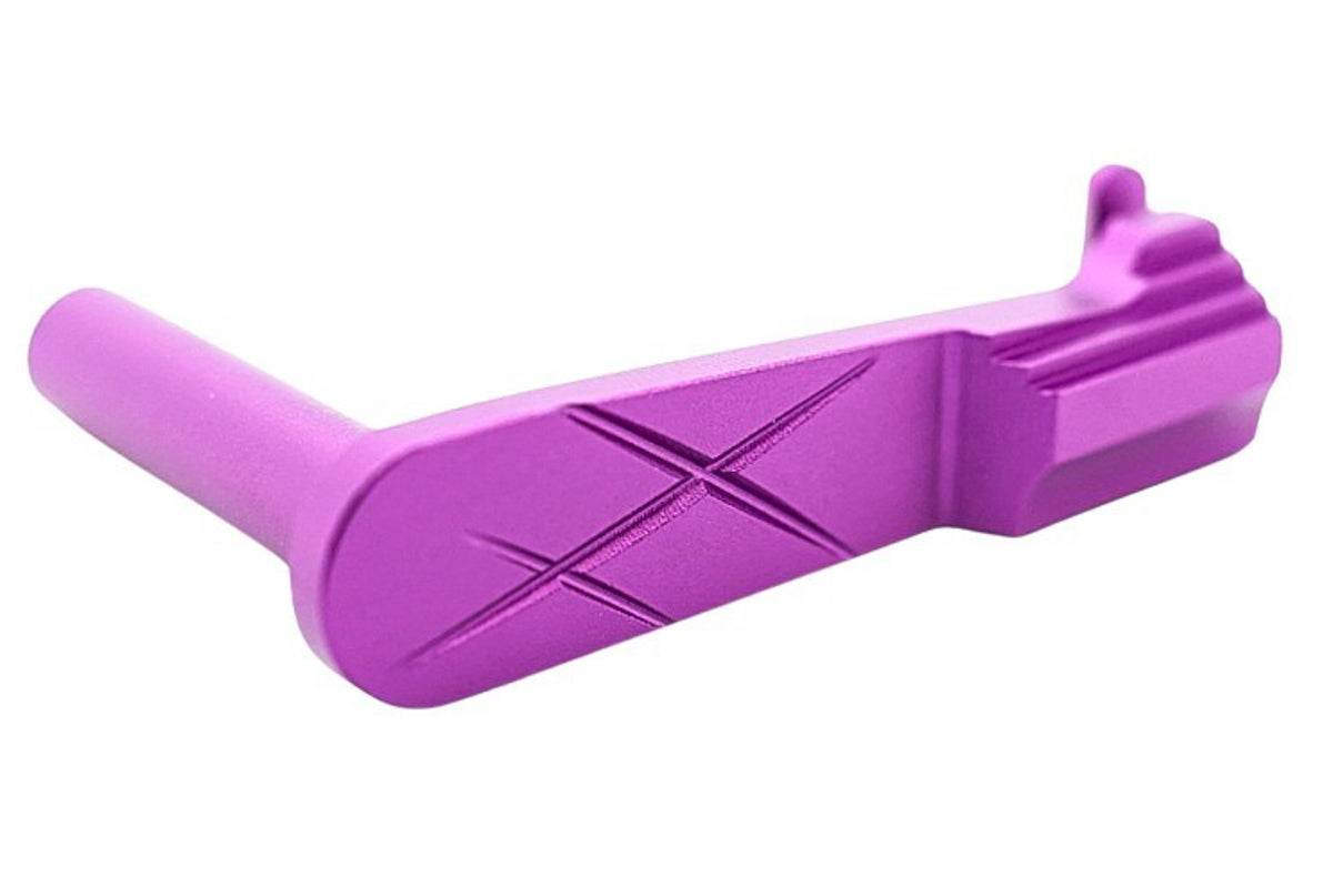 Dr. Black Aluminum Type C Slide Stop For Tokyo Marui Hi Capa GBB Airsoft Pistol (Purple)