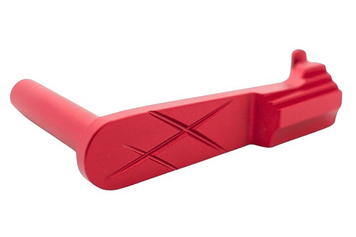 Dr. Black Aluminum Type C Slide Stop For Tokyo Marui Hi Capa GBB Airsoft Pistol (Red)
