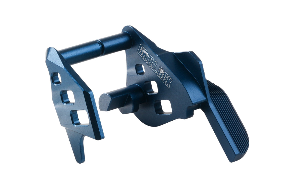 Dr. Black Aluminum Type A Thumb Safety For Tokyo Marui Hi Capa GBB Airsoft (Blue)