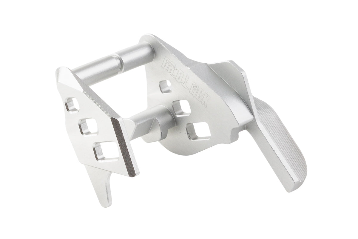 Dr. Black Aluminum Type A Thumb Safety For Tokyo Marui Hi Capa GBB Airsoft (Silver)