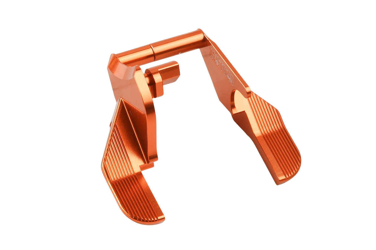 Dr. Black Aluminum Type B Thumb Safety For Tokyo Marui Hi Capa GBB Airsoft (Orange)