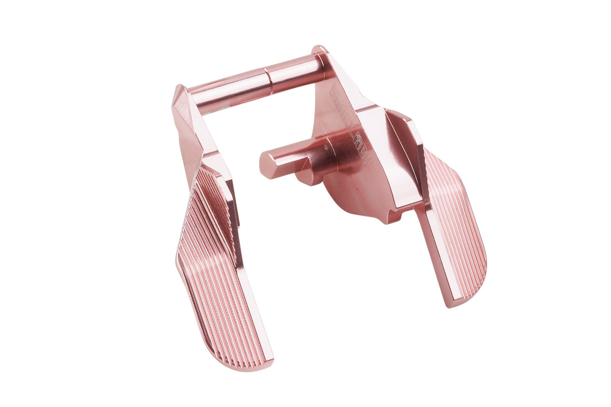 Dr. Black Aluminum Type B Thumb Safety For Tokyo Marui Hi Capa GBB Airsoft (Pink)