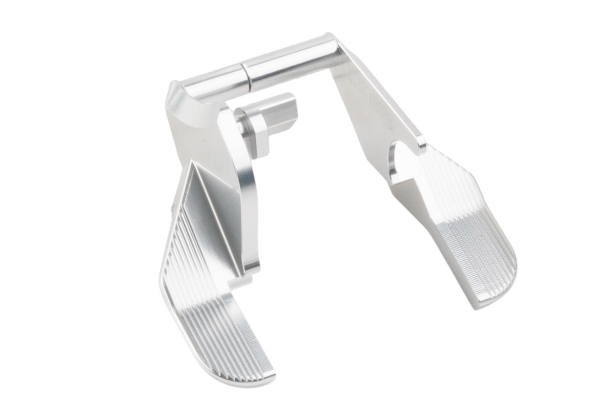 Dr. Black Aluminum Type B Thumb Safety For Tokyo Marui Hi Capa GBB Airsoft (Silver)