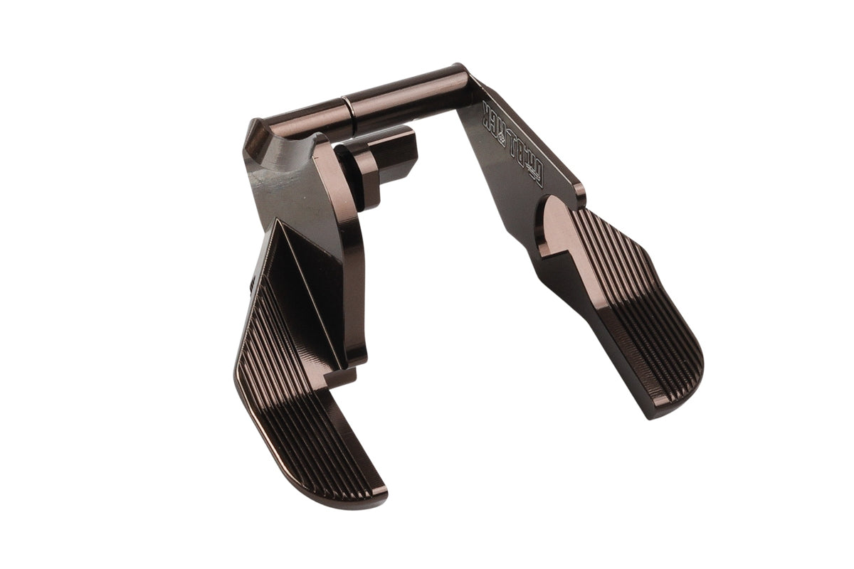 Dr. Black Aluminum Type B Thumb Safety For Tokyo Marui Hi Capa GBB Airsoft (Tan)