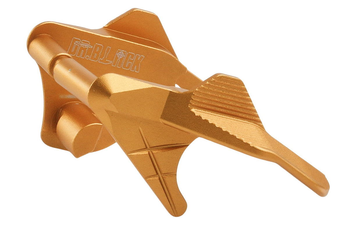 Dr. Black Aluminum Type C Thumb Safety For Tokyo Marui Hi Capa GBB Airsoft (Gold)