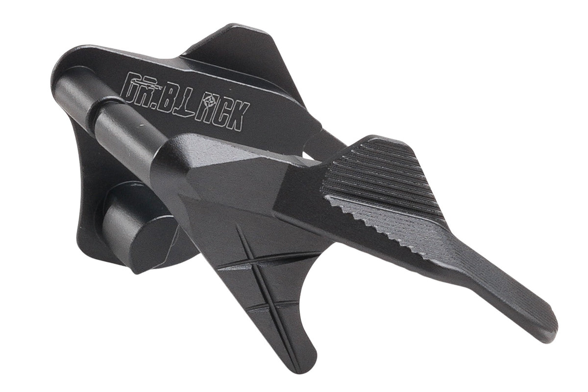 Dr. Black Aluminum Type C Thumb Safety For Tokyo Marui Hi Capa GBB Airsoft (Gray)
