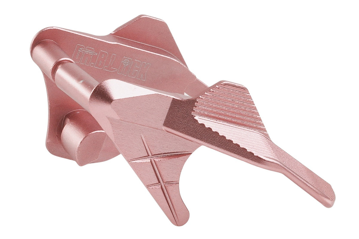 Dr. Black Aluminum Type C Thumb Safety For Tokyo Marui Hi Capa GBB Airsoft (Pink)