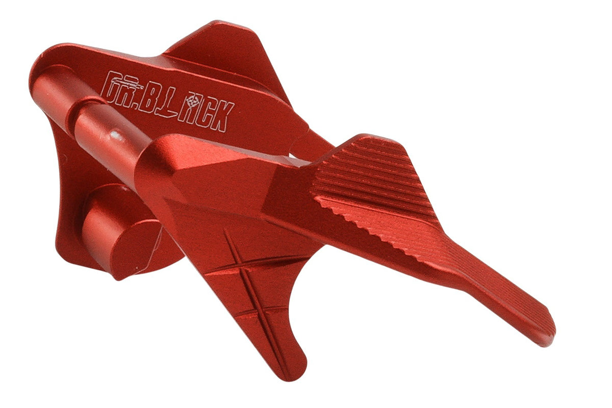 Dr. Black Aluminum Type C Thumb Safety For Tokyo Marui Hi Capa GBB Airsoft (Red)