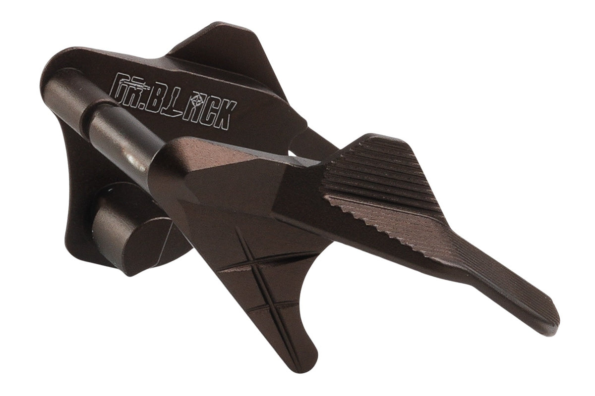 Dr. Black Aluminum Type C Thumb Safety For Tokyo Marui Hi Capa GBB Airsoft (Tan)