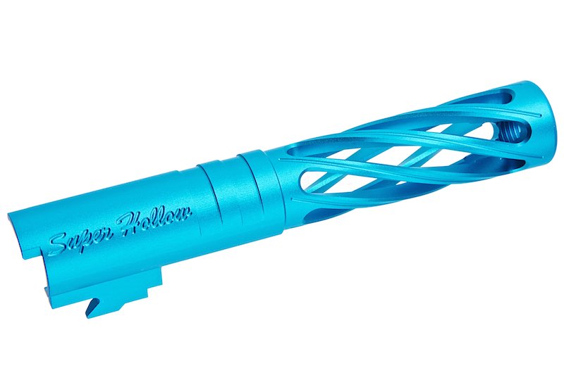 Dr.Black 6063 Aluminum Outer Barrel For Hi-Capa 4.3 GBB Airsoft (Type-Dinging/ Aqua)