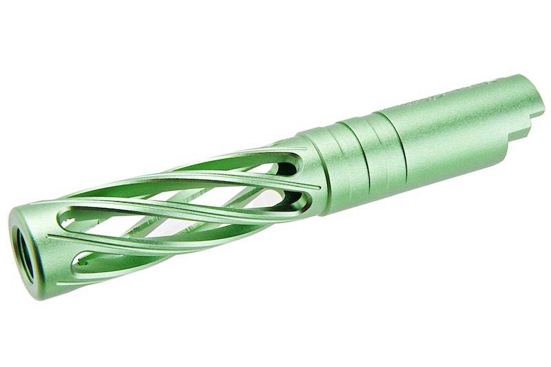 Dr.Black 6063 Aluminum Outer Barrel For Hi-Capa 4.3 GBB Airsoft (Type-Dinging/ Green)