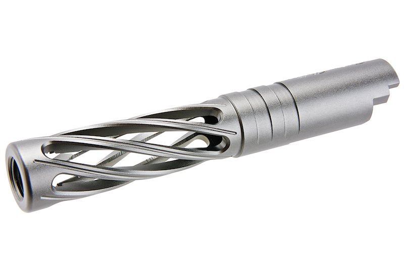 Dr.Black 6063 Aluminum Outer Barrel For Hi-Capa 4.3 GBB Airsoft (Type-Dinging/ Grey)