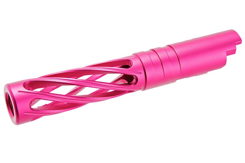 Dr.Black 6063 Aluminum Outer Barrel For Hi-Capa 4.3 GBB Airsoft (Type-Dinging/ Magenta)