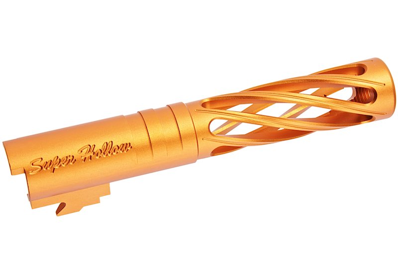 Dr.Black 6063 Aluminum Outer Barrel For Hi-Capa 4.3 GBB Airsoft (Type-Dinging/ Orange)