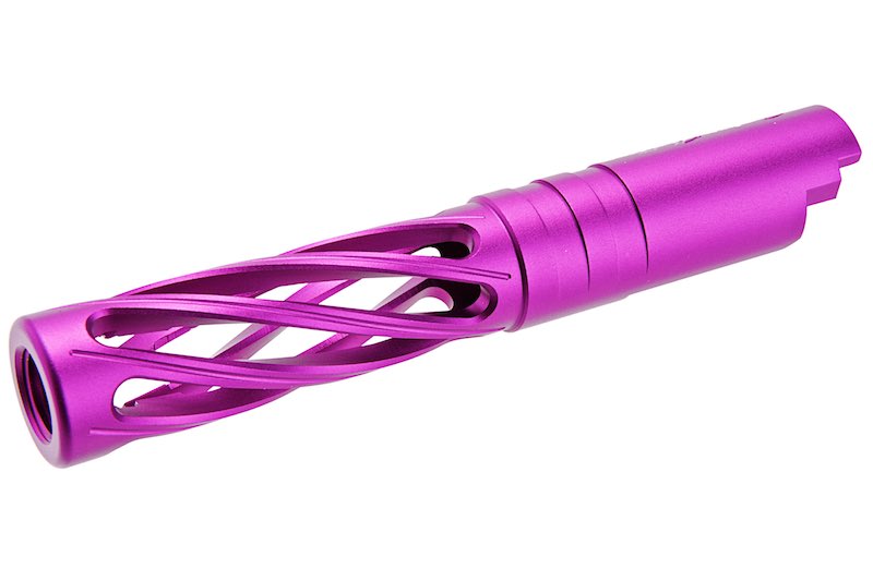 Dr.Black 6063 Aluminum Outer Barrel For Hi-Capa 4.3 GBB Airsoft (Type-Dinging/ Purple)