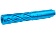 Dr. Black 6063 Aluminum Outer Barrel For Hi-Capa 4.3 GBB Airsoft (Type -Spiral Storm/ Aqua)