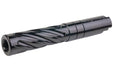 Dr. Black 6063 Aluminum Outer Barrel For Hi-Capa 4.3 GBB Airsoft (Type -Spiral Storm)