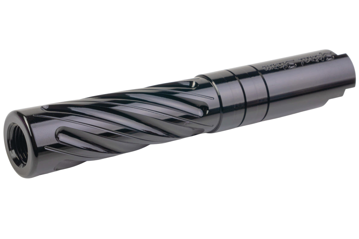 Dr. Black 6063 Aluminum Outer Barrel For Hi-Capa 4.3 GBB Airsoft (Type -Spiral Storm)