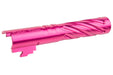 Dr. Black 6063 Aluminum Outer Barrel For Hi-Capa 4.3 GBB Airsoft (Type -Spiral Storm/ Magenta)