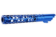 Dr. Black 6063 Aluminum Favos Outer Barrel For Hi-Capa 5.1 GBB Airsoft (Blue)