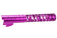 Dr. Black 6063 Aluminum Favos Outer Barrel For Hi-Capa 5.1 GBB Airsoft (Purple)