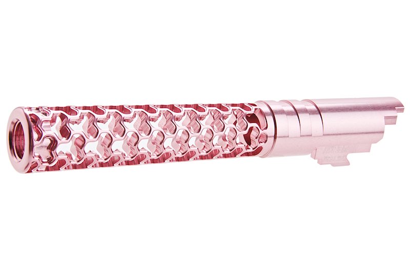 Dr. Black 6063 Aluminum Geom Outer Barrel For Hi-Capa 5.1 GBB Airsoft (Pink)