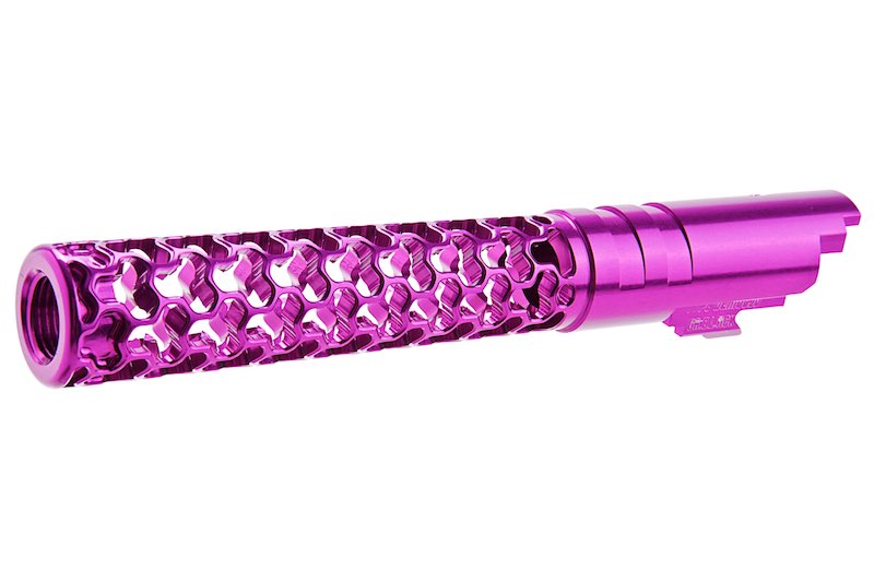 Dr. Black 6063 Aluminum Geom Outer Barrel For Hi-Capa 5.1 GBB Airsoft (Purple)