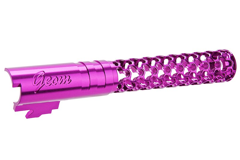 Dr. Black 6063 Aluminum Geom Outer Barrel For Hi-Capa 5.1 GBB Airsoft (Purple)