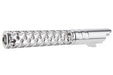 Dr. Black 6063 Aluminum Geom Outer Barrel For Hi-Capa 5.1 GBB Airsoft (Silver)