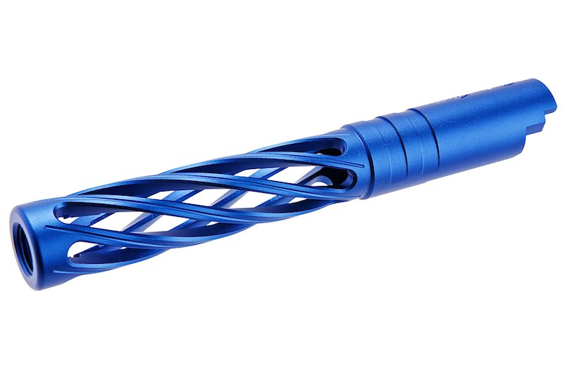 Dr.Black 6063 Aluminum Outer Barrel For Hi-Capa 5.1 GBB Airsoft (Type-Dinging/ Blue)