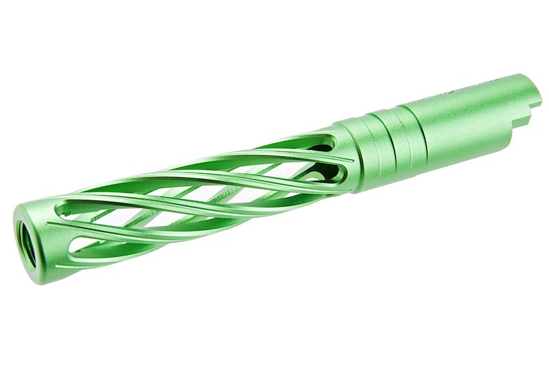 Dr.Black 6063 Aluminum Outer Barrel For Hi-Capa 5.1 GBB Airsoft (Type-Dinging/ Green)