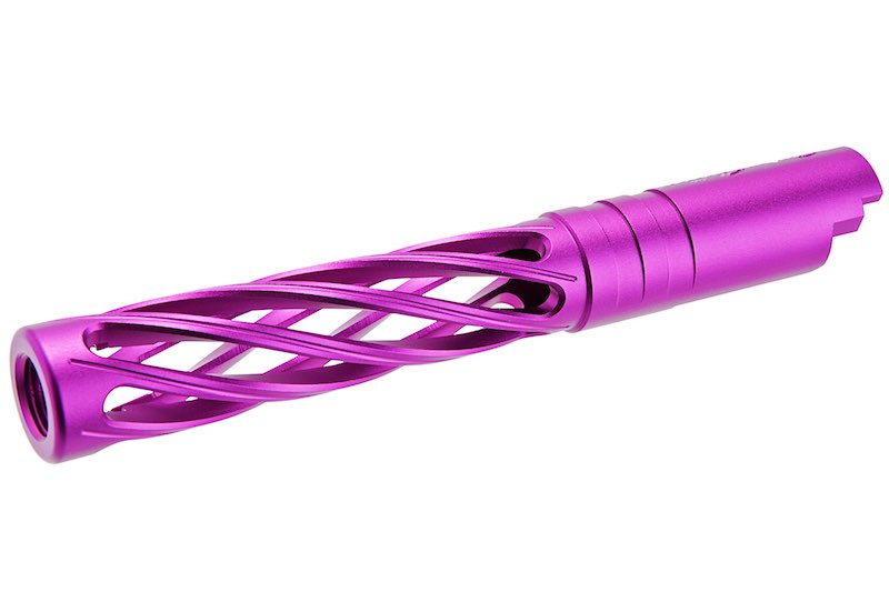 Dr.Black 6063 Aluminum Outer Barrel For Hi-Capa 5.1 GBB Airsoft (Type-Dinging/ Purple)