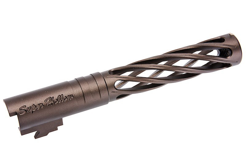 Dr. Black 6063 Aluminum Type Dinging Outer Barrel For Hi-Capa 5.1 GBB Airsoft (Tan)