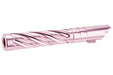 Dr. Black 6063 Aluminum Spiral Storm Outer Barrel For Hi-Capa 5.1 GBB Airsoft (Pink)