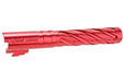 Dr. Black 6063 Aluminum Spiral Storm Outer Barrel For Hi-Capa 5.1 GBB Airsoft (Red)