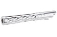 Dr. Black 6063 Aluminum Spiral Storm Outer Barrel For Hi-Capa 5.1 GBB Airsoft (Silver)