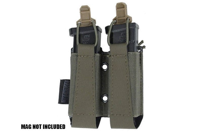 TMC Dual Elastic Pistol Magazine Pouch (Ranger Green) | eHobby Asia