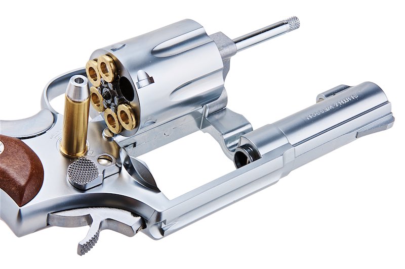 Tanaka S&W M65 3 inch .357 Magnum Stainless Finish Version 3 Model Gun (w/ Grip Adatper Silver)