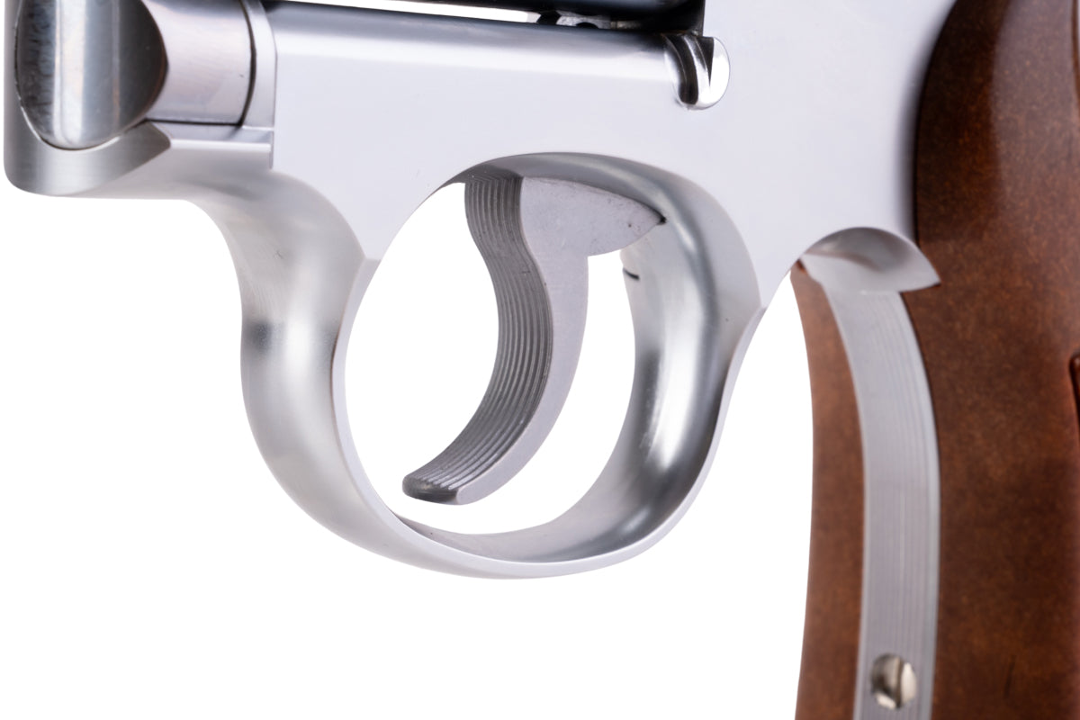 Tanaka S&W M67 'Combat Masterpiece' .38spl 4 inch Model Gun (Stainless Finish/ Ver.3)