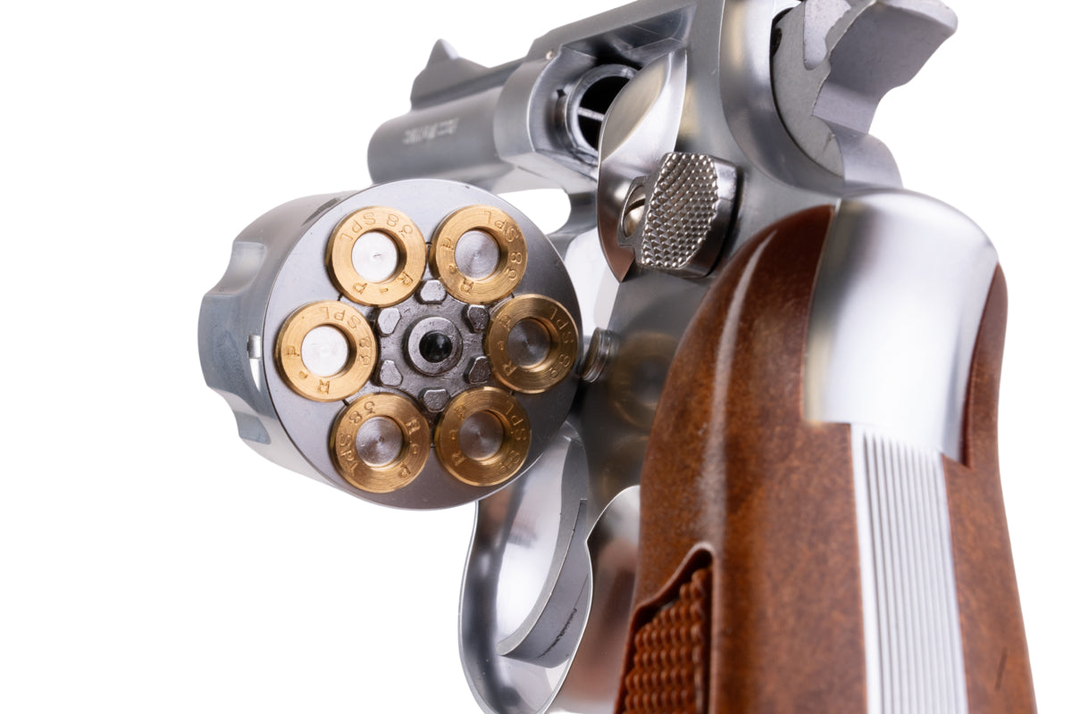 Tanaka S&W M67 'Combat Masterpiece' .38spl 4 inch Model Gun (Stainless Finish/ Ver.3)
